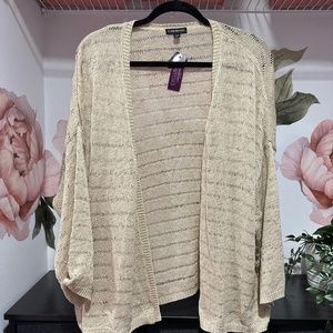 Lane Bryant - Tan / Beige Cardigan - NWT - 18/20